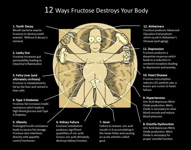 12 Ways Fructose destroys your body